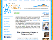 Tablet Screenshot of jemezanimalamigos.org